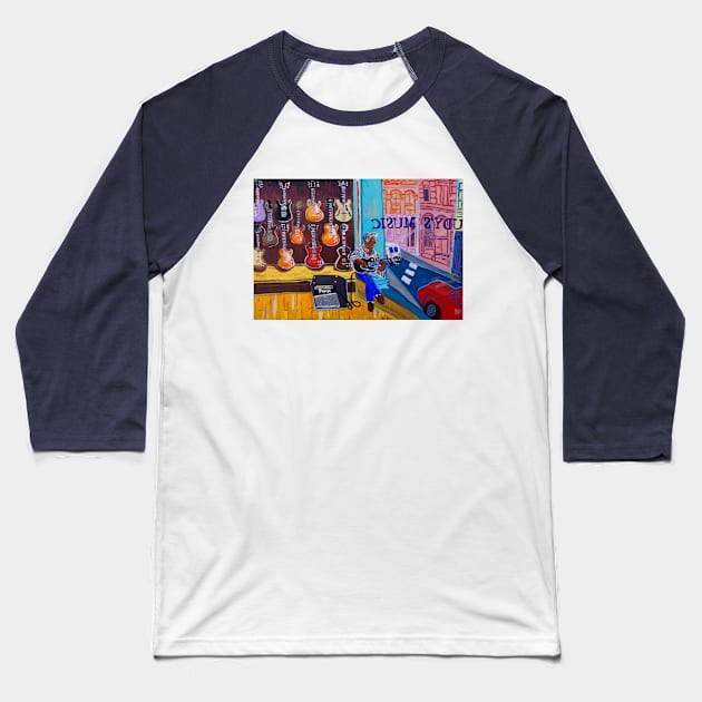 Rudy's Music Baseball T-Shirt by SPINADELIC